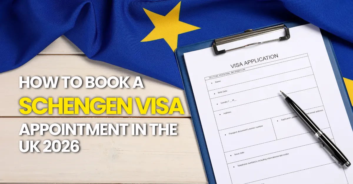 Schengen visa appointment in the UK